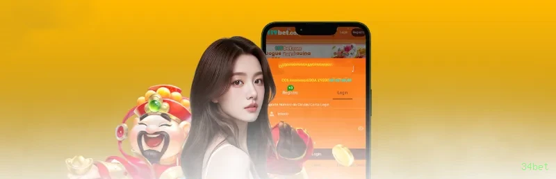 Aplicativo móvel 34bet para iOS e Android